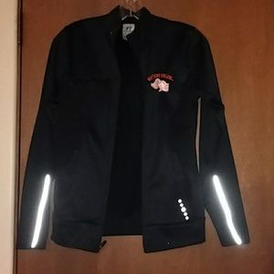 A Wartburg College sweatshirt